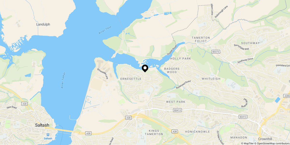 Approximate location of Biggin Hill, Ernesettle, Plymouth, Devon, PL5 2PP